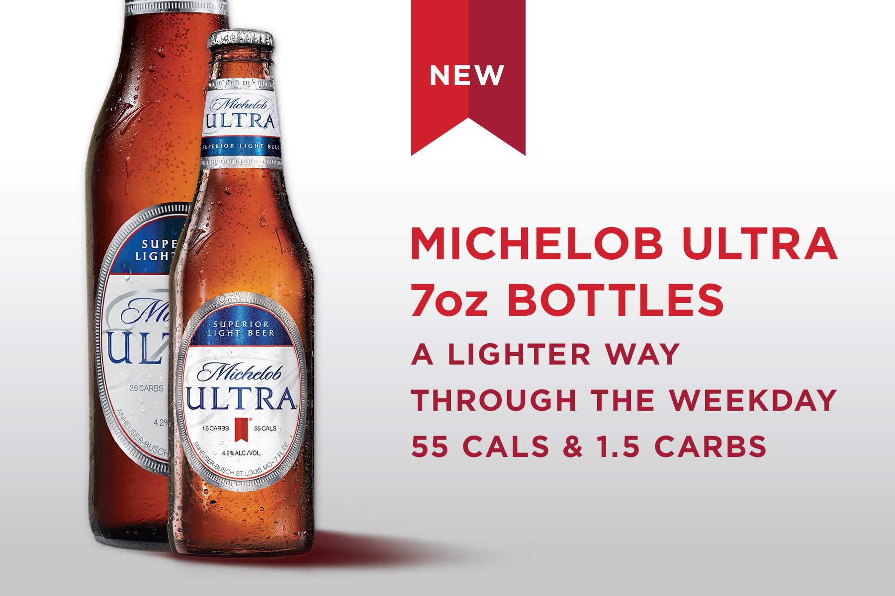 Michelob Ultra Continues To Innovate With Superior Light Beer In 7 Oz Bottles Anheuser Busch